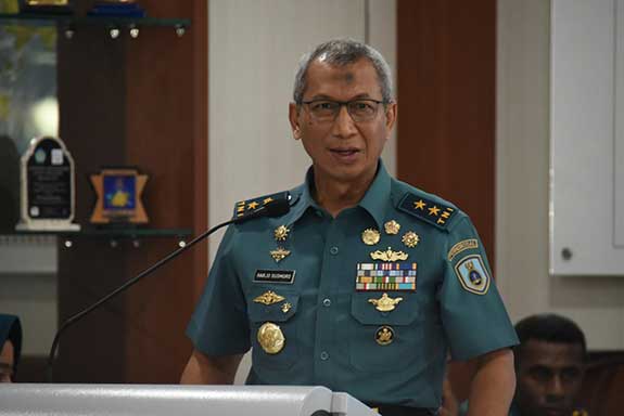 Kepala Pusat Hidrografi Angkatan Laut (Kapushidrosal), Laksamana Muda TNI Hardjo Susmoro