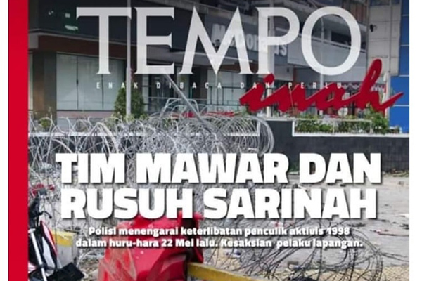 Sampul Majalah Tempo Edisi 10 Juni 2019