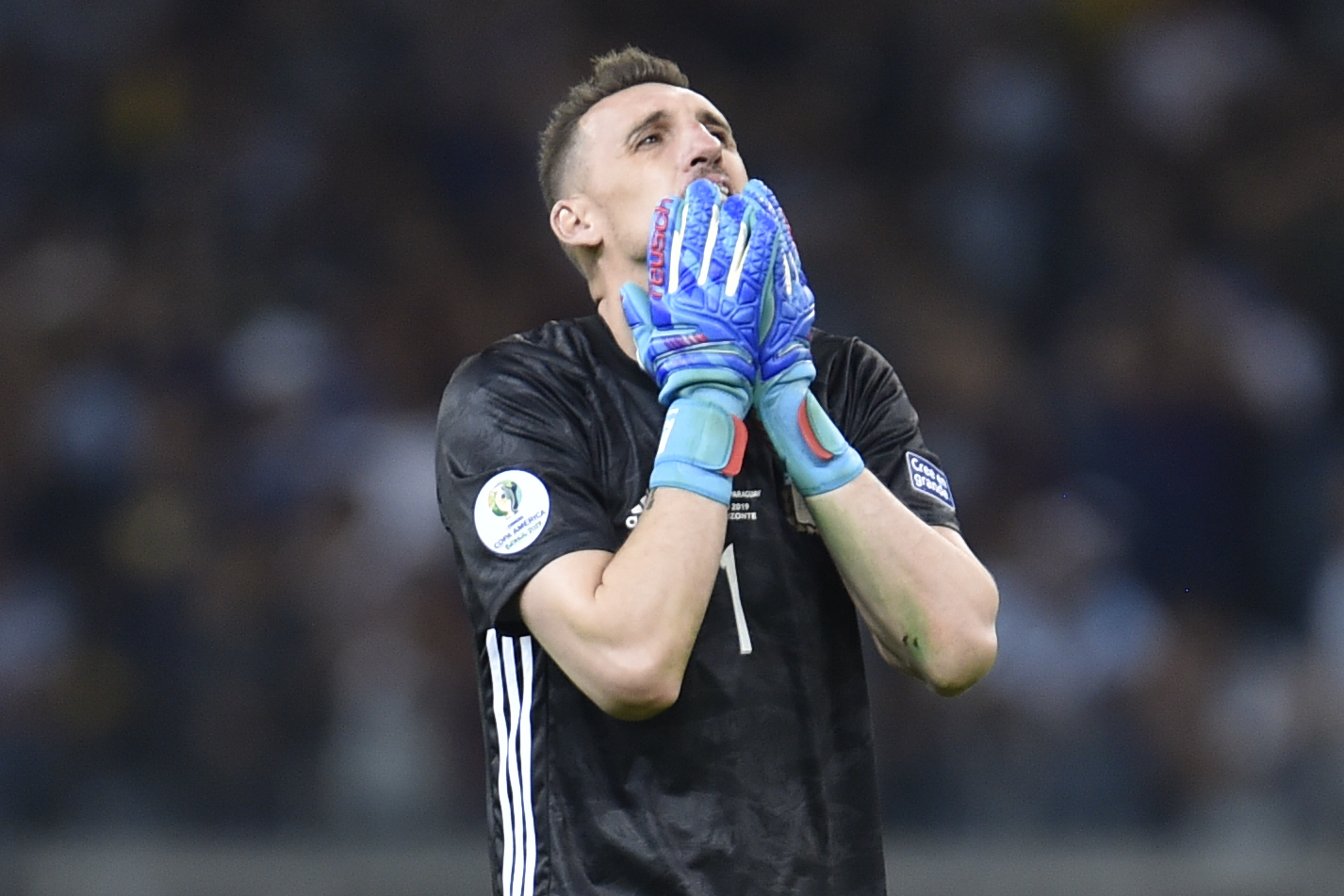 Penjaga gawang Argentina Franco Armani