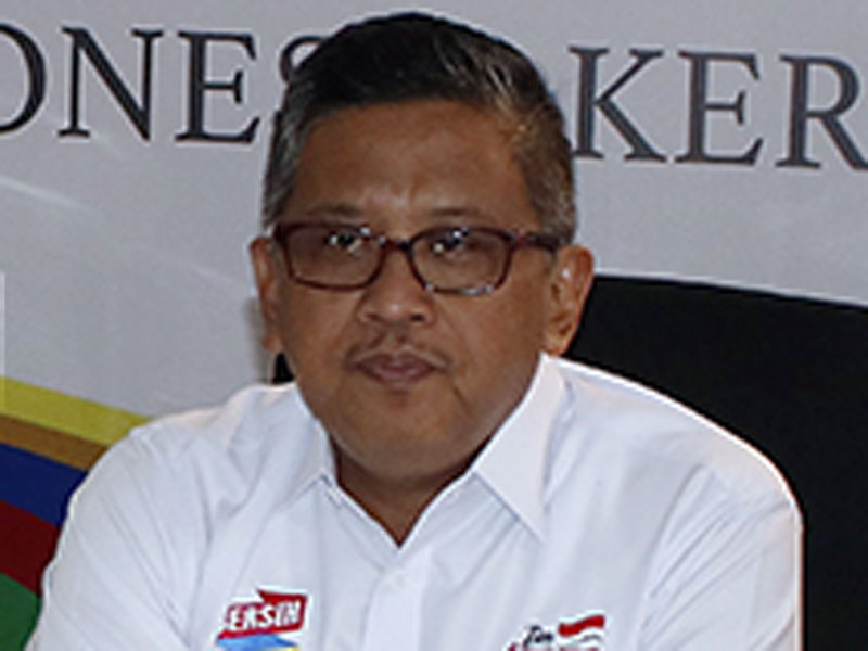 Sekretaris Tim Kampanye Nasional (TKN) Joko Widodo-Ma’ruf Amin, Hasto Kristiyanto