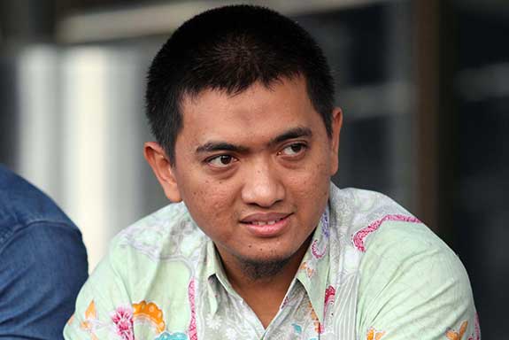 Penyidik sekaligus Ketua Wadah Pegawai KPK Yudi Purnomo di Jakarta,