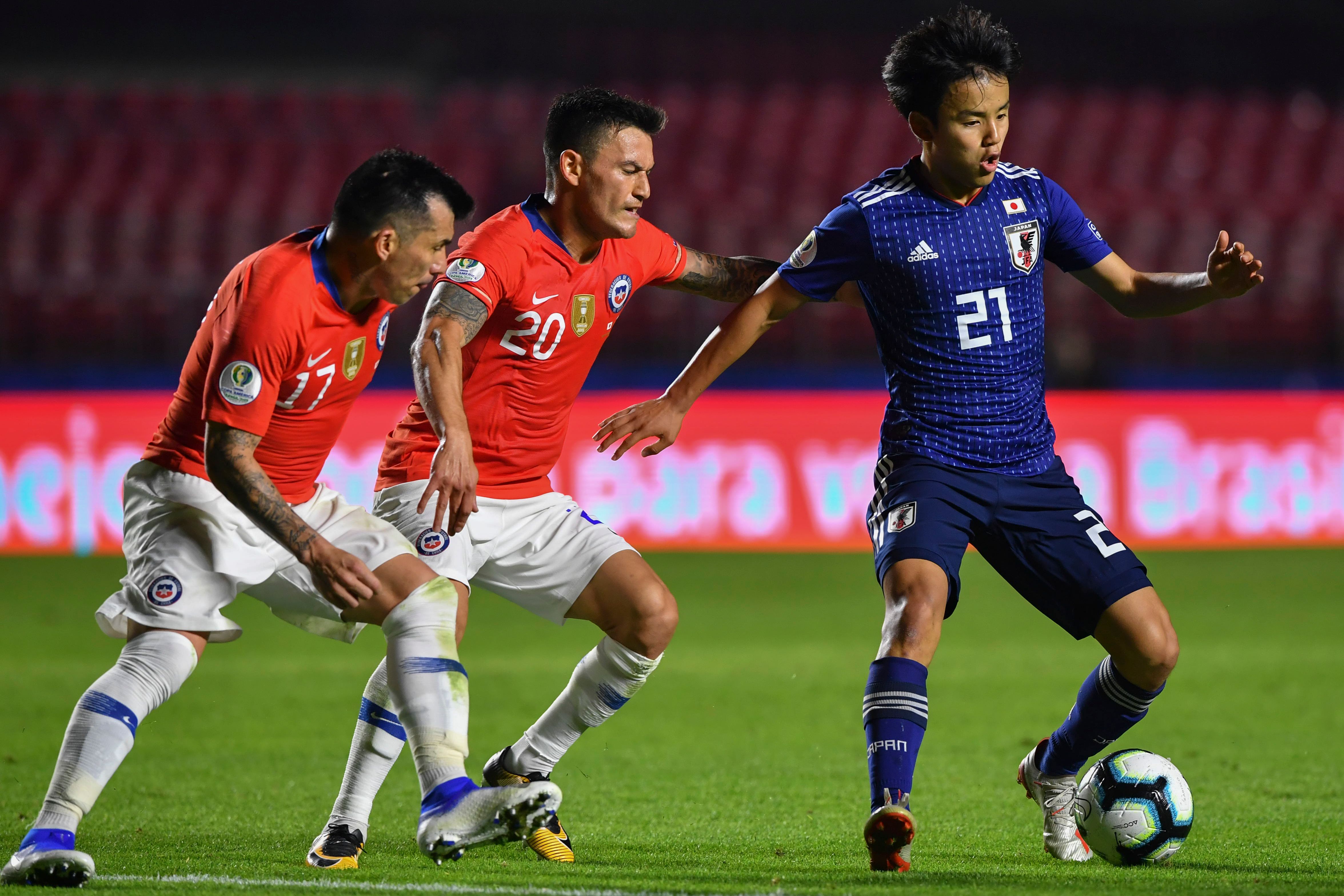 Laga antara Cile dan Jepang di ajang Copa America