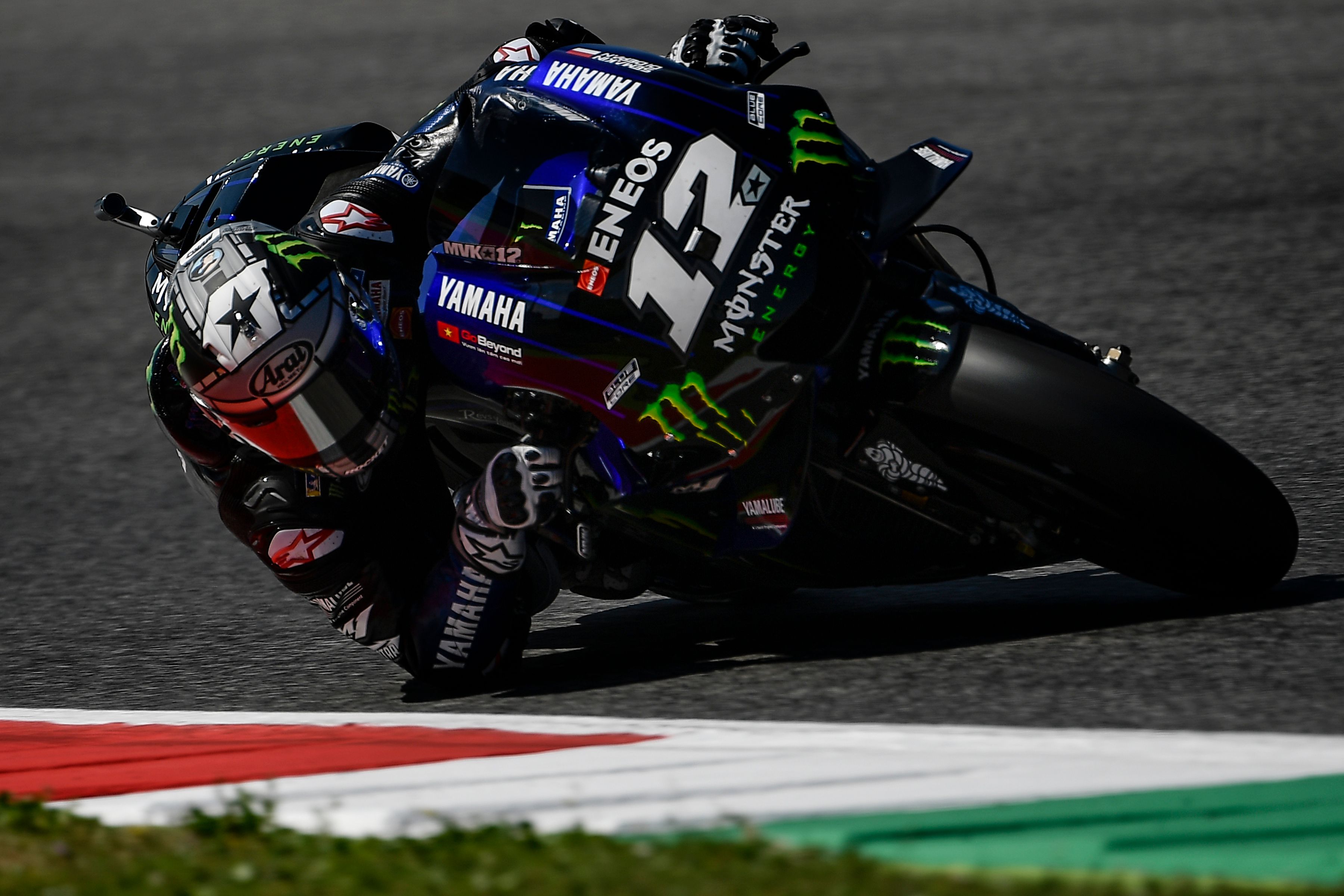 Pembalap dari tim Monster Energy Yamaha MotoGP Maverick Vinales