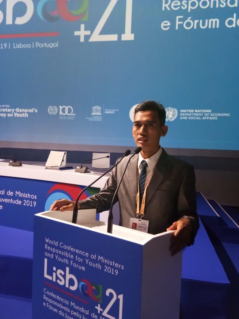 Deputi Pengembangan Pemuda Kemnepora Asrorun Niam Sholeh di Portugal