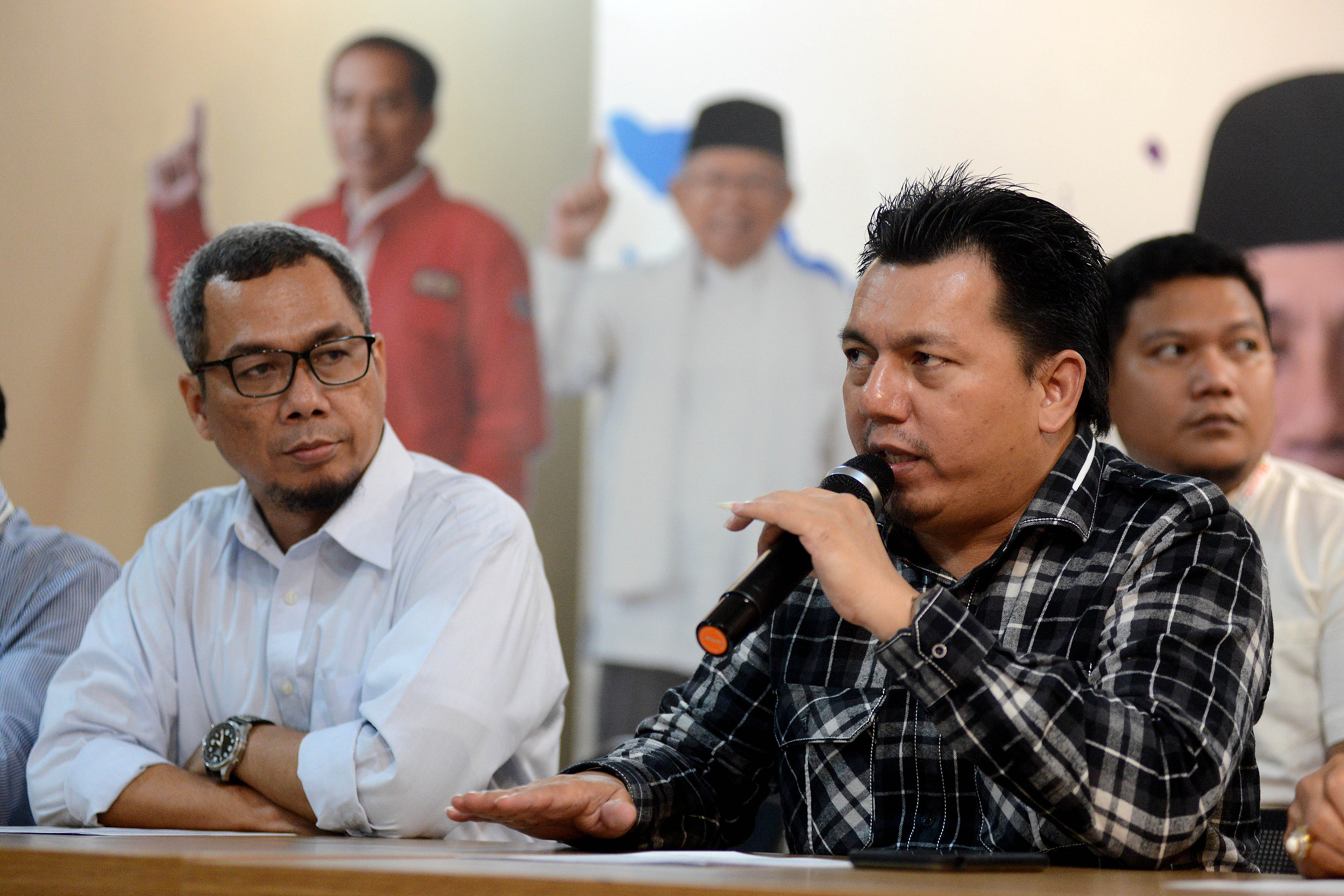 TKN Jokowi-Amin memberikan keterangan pers jelang putusan MK