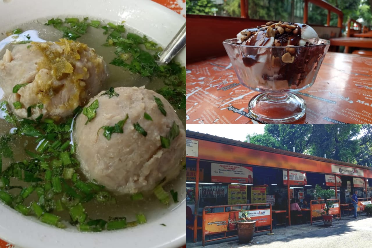 Berbagai jajanan di Blok S, Jakarta.