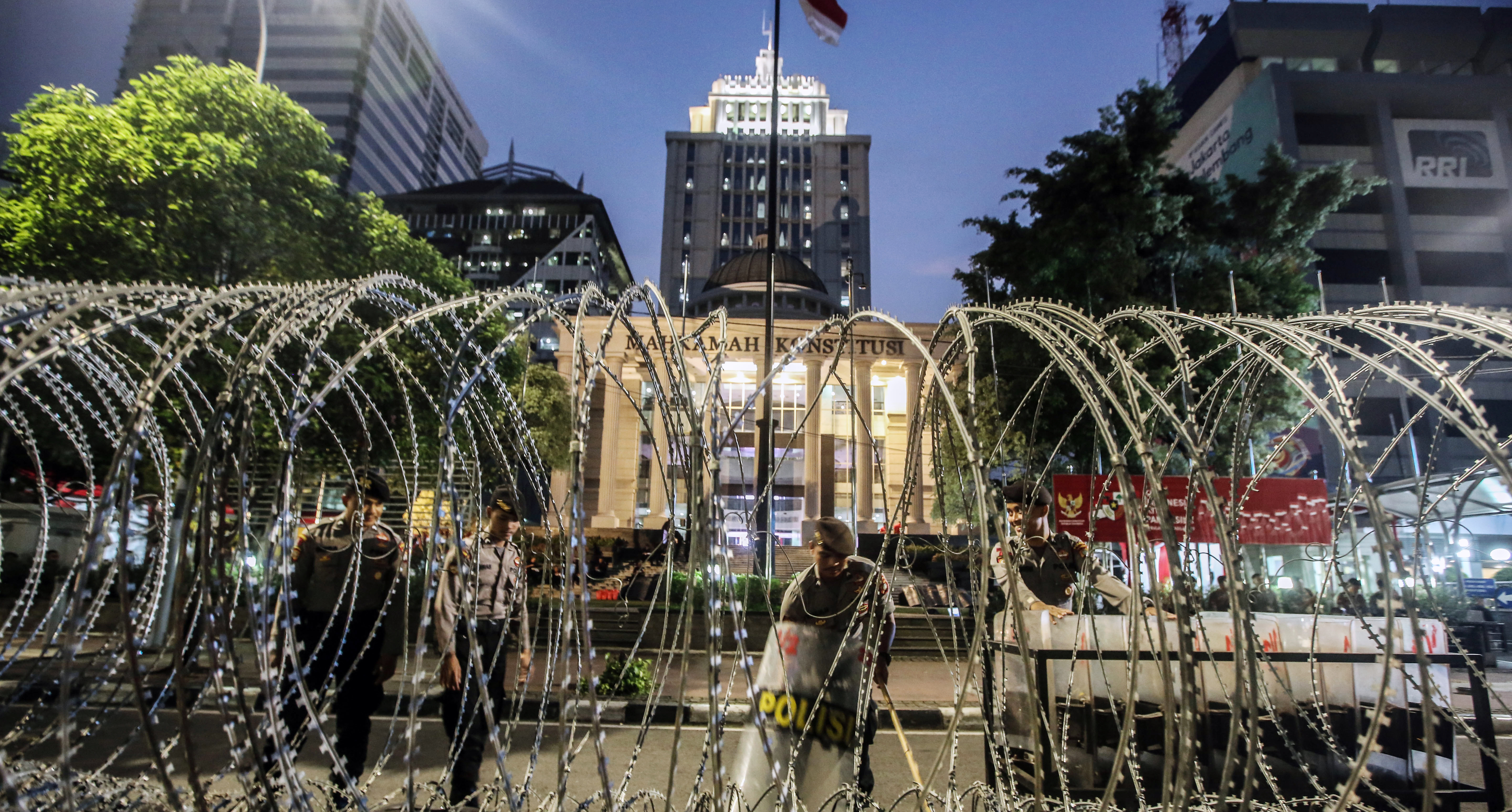 Suasana pengamanan di MK