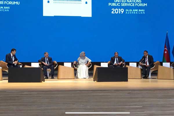 Menpan RB Syafruddin berikan apresiasi atas prestasi pada United Nations Public Service Award (UNPSA) 2019 