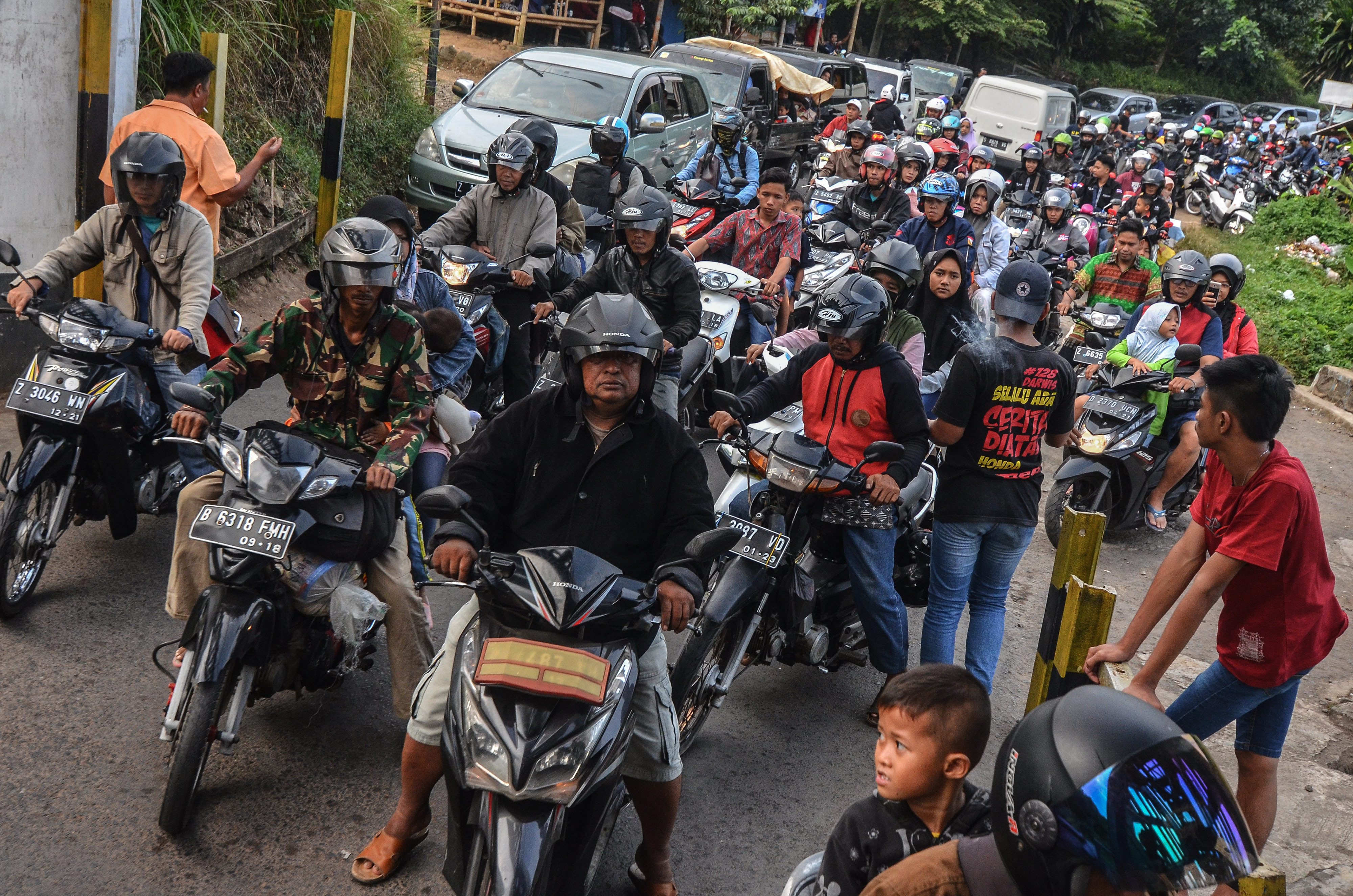Suasana arus balik di Jalur Selatan Pulau Jawa