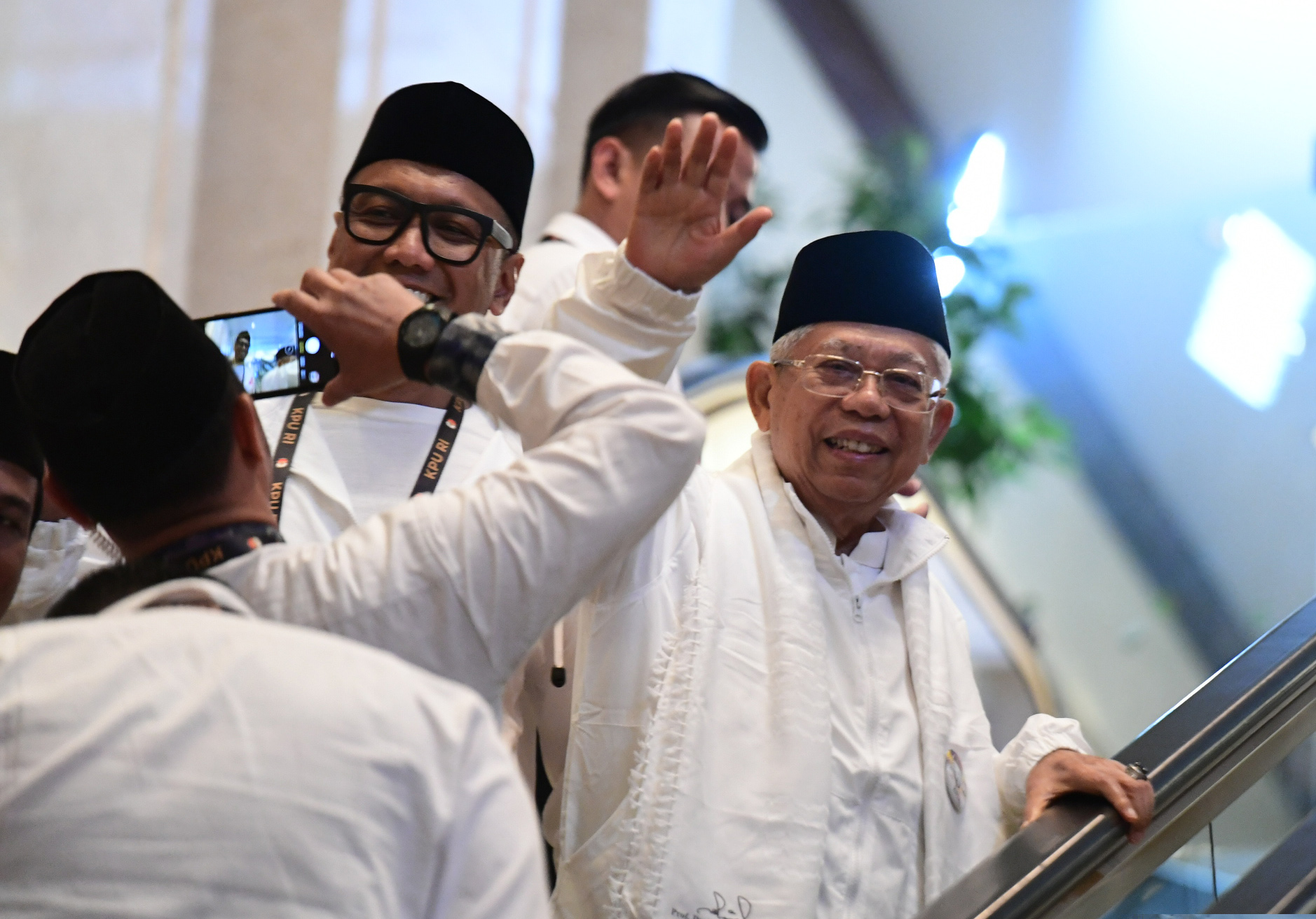 Calon Wakil Presiden nomor urut 01 KH Ma'ruf Amin