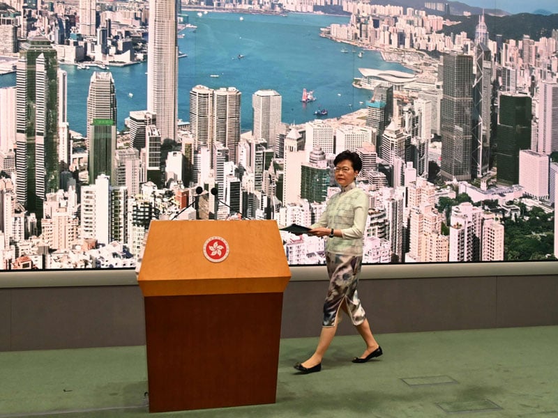 Chief Executive Hong Kong Carrie Lam.