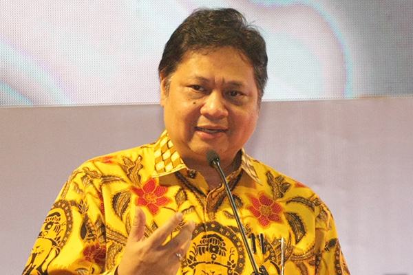 Menteri Perindustrian Airlangga Hartarto 