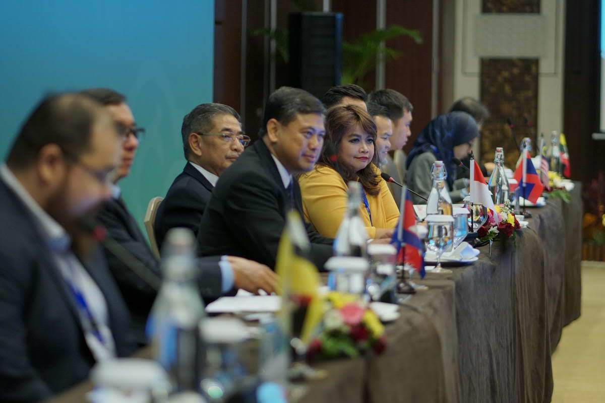 Para delegasi negara-negara ASEAN dalam acara 76th ASEAN Costi di Nusa Dua, Bali, 24-28 Juni 2019