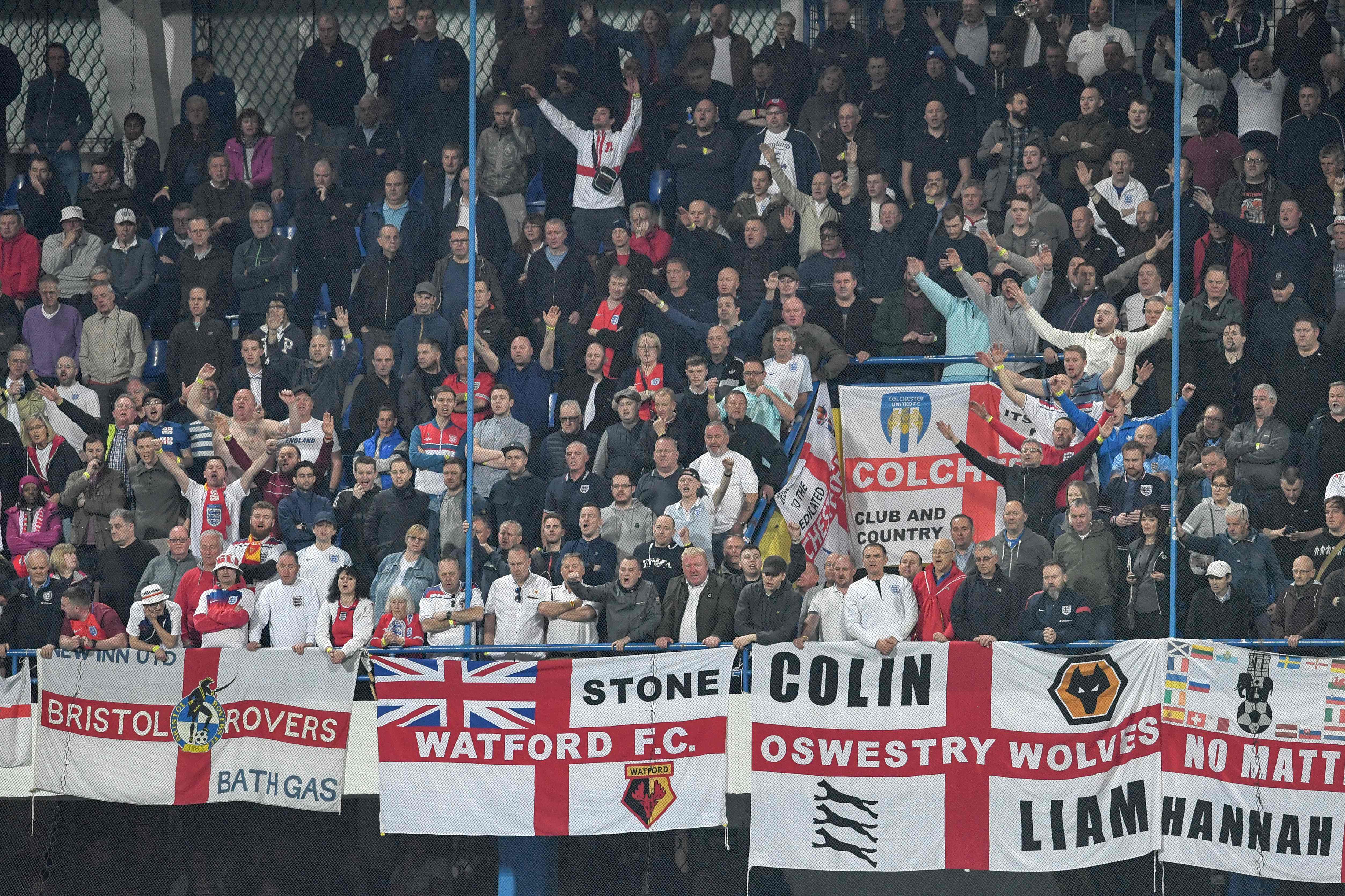 Pendukung timnas Inggris