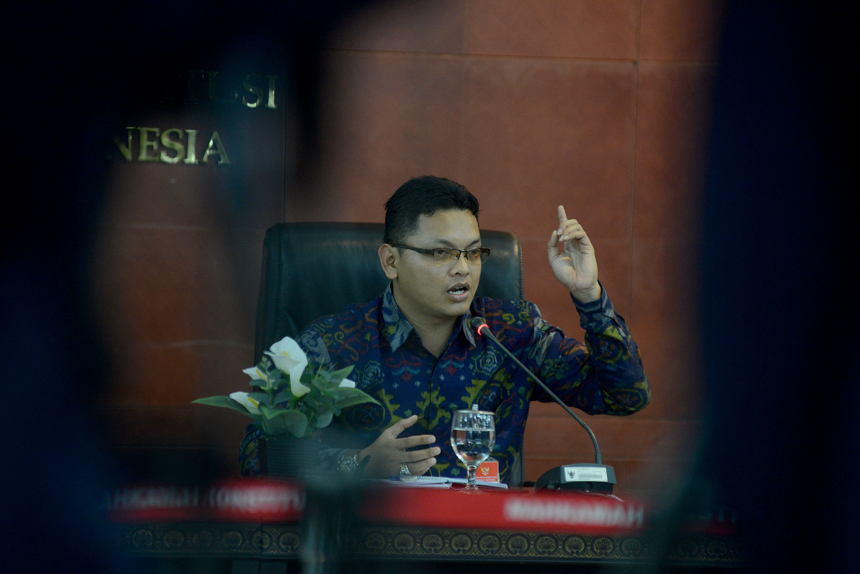 Juru bicara Mahkamah Konstitusi (MK) Fajar Laksono.