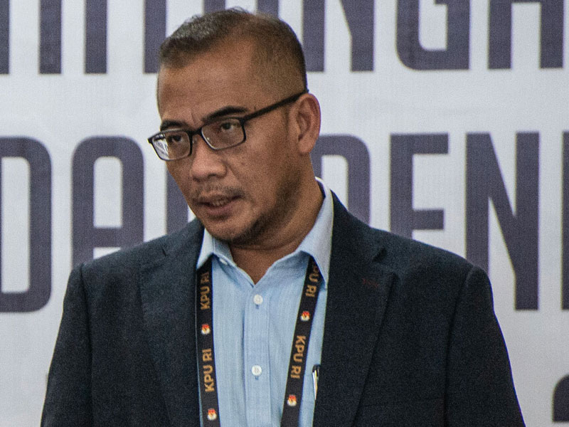 Komisioner KPU Hasyim Asy'ari.