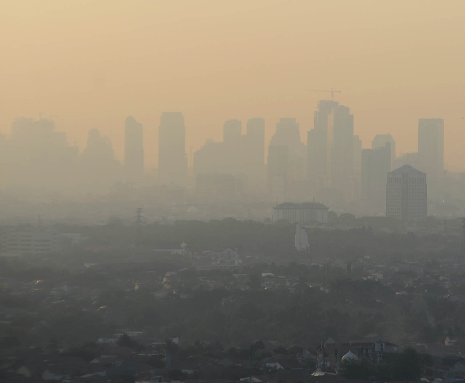 ilustrasi Polusi Jakarta