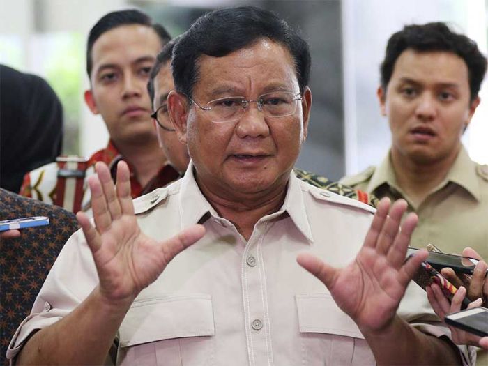 Ketua Umum Partai Gerindra Prabowo Subianto.