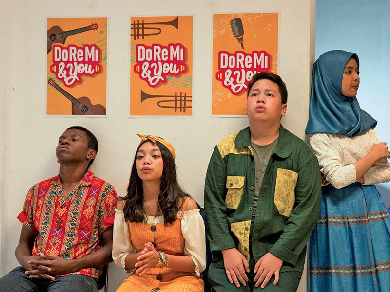 Para pemain Film Musikal DOREMIANDYOU.