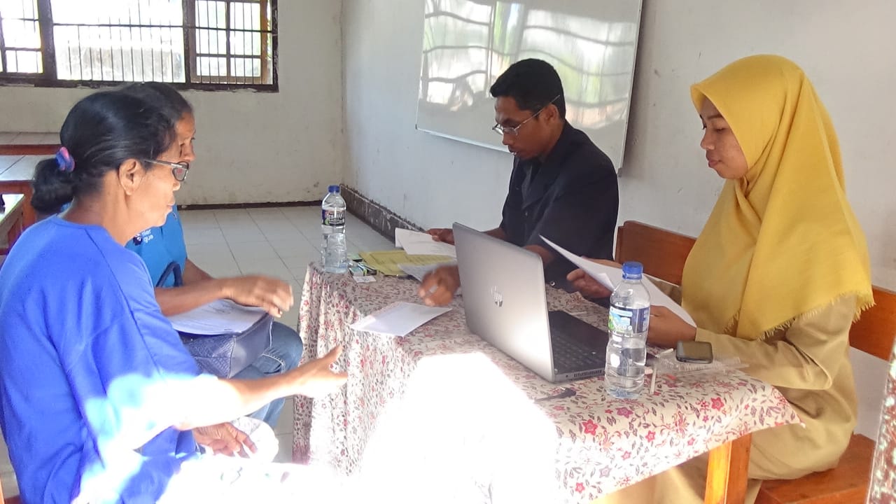 Pendaftaran PPDB di SMPN 1 Larantuka, Flores Timur, NTT