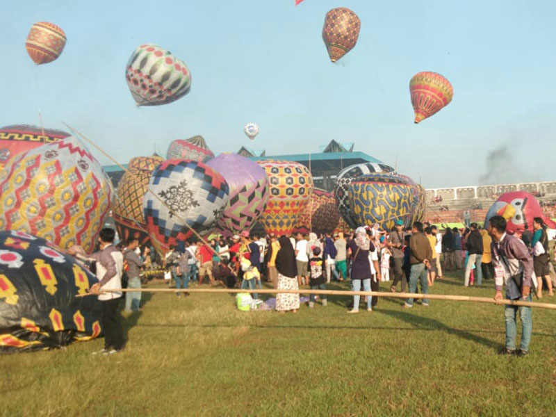 Airnav Dukung Festival Balon di Wonosobo