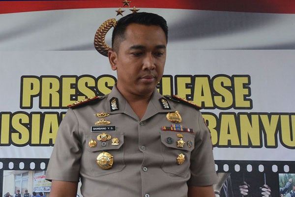  Kapolres Banyumas Ajun Komisaris Besar Bambang Yudhantara Salamun (