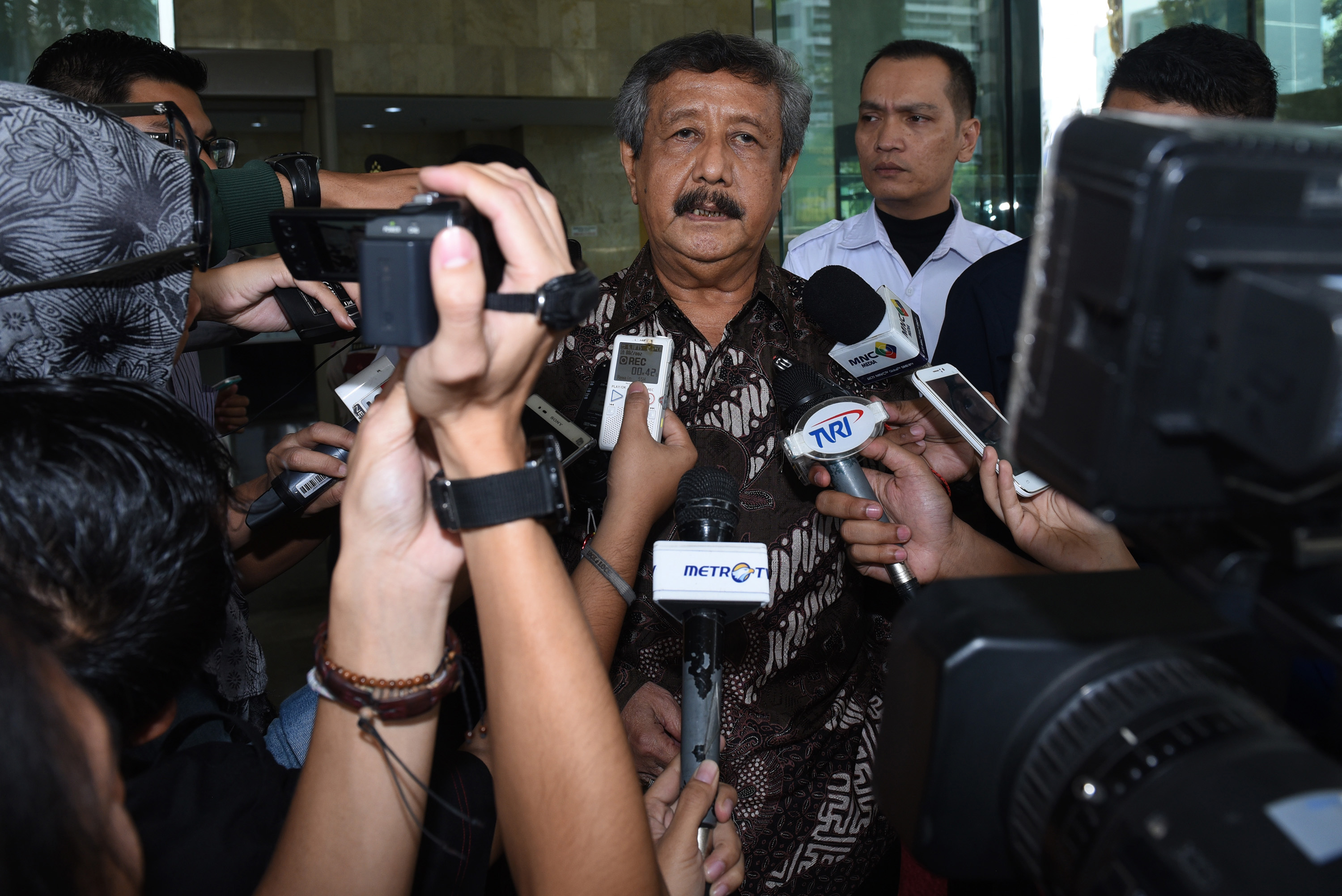 Ketau Panitia Seleksi Anggota Komisi Kejaksaan Basrief Arief. 