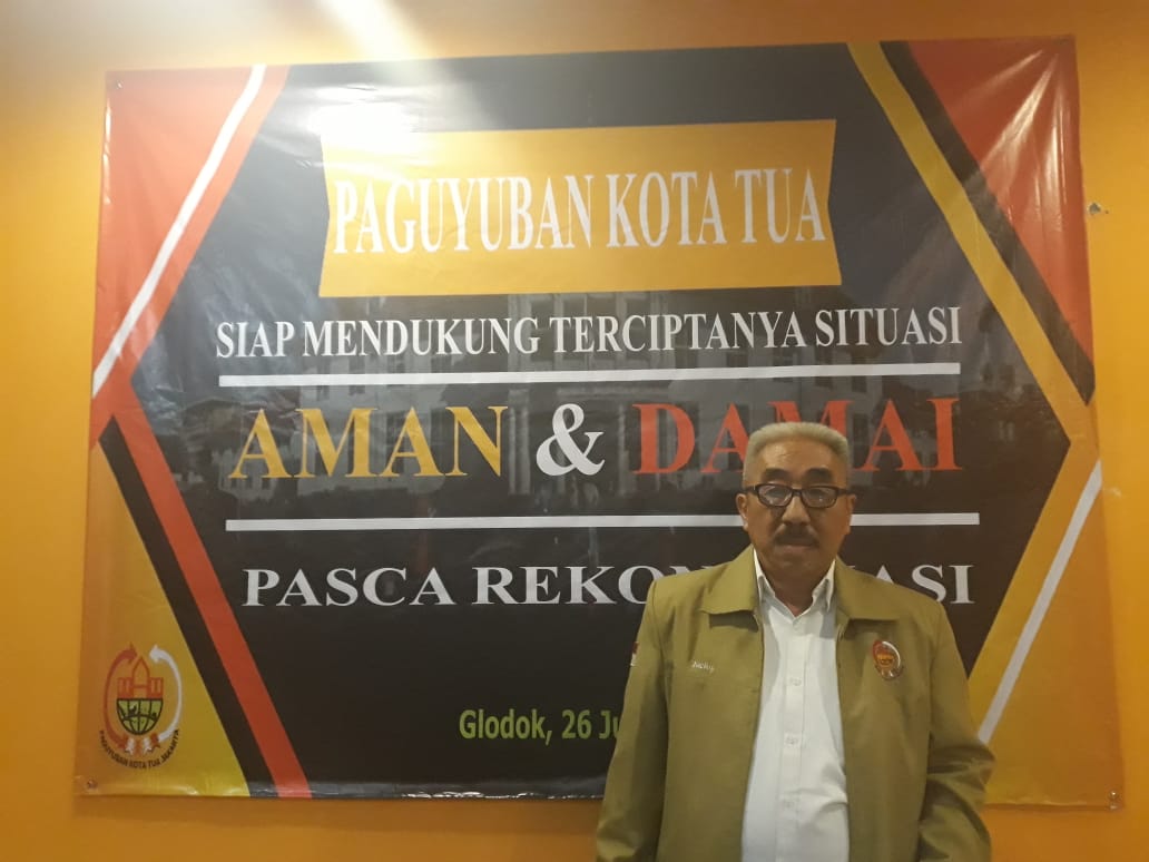 Ketua Umum Pengelola pusat perbelanjaan Plaza Pinangsia di kawasan Glodok, Jakarta Barat, Jacky Sutiono.
