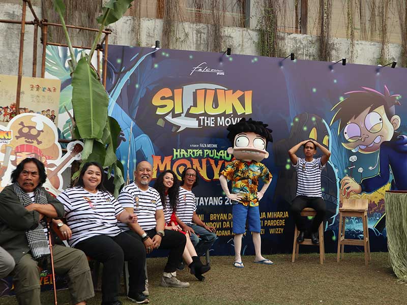 Para pemeran film Si Juki The Movie 2 'Harta Pulau Monyet' 