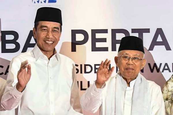  Joko Widodo-Ma'ruf Amin. 