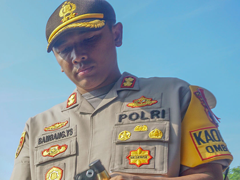 Kapolres Banyumas Ajun Komisaris Besar Bambang Yudhantara Salamun