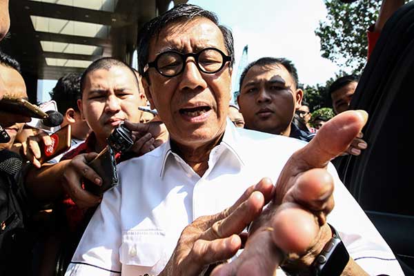 Menteri Hukum dan Hak Asasi Manusia Yasonna H Laoly 