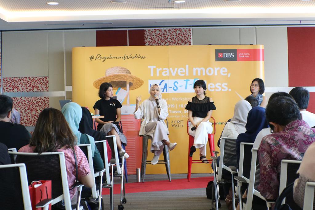 Talkshow bertema Travel More, Waste Less di Jakarta, Sabtu (27/7).