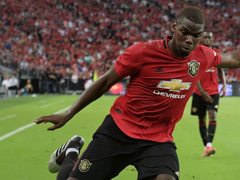 Pemain Manchester United Paul Pogba.