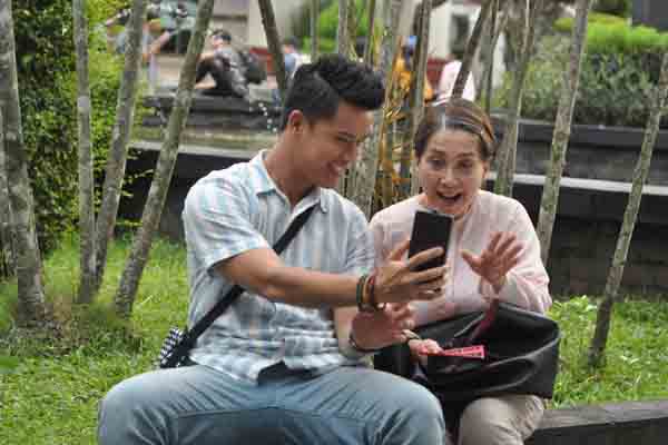 Salah satu akting Morgan Oey