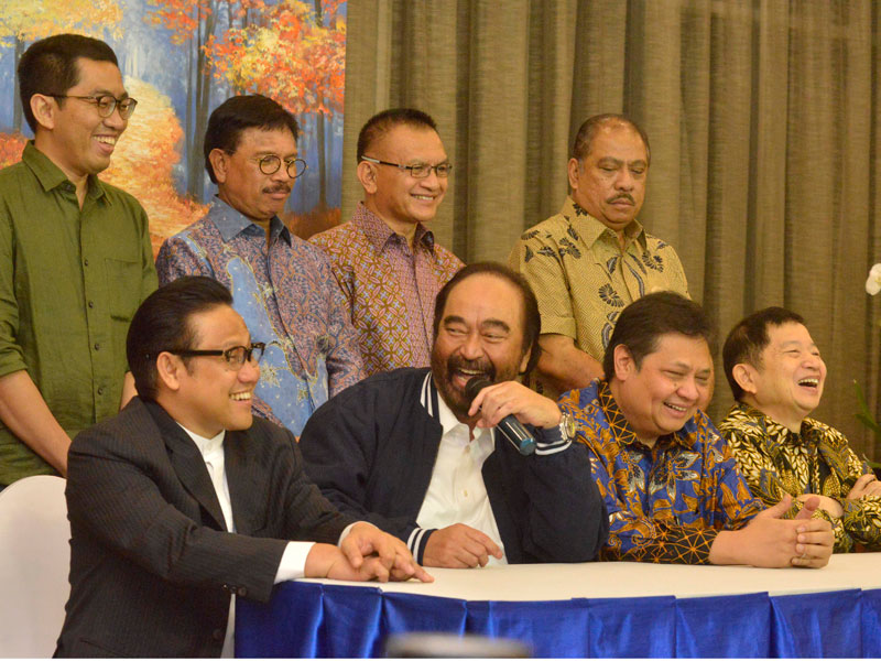 Pertemuan empat Ketua Umum Partai dalam rangka menjaga soliditas di antara anggota koalisi.