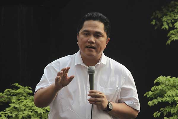 Ketua Tim Kampanye Nasional (TKN) Jokowi-Ma'ruf, Erick Thohir