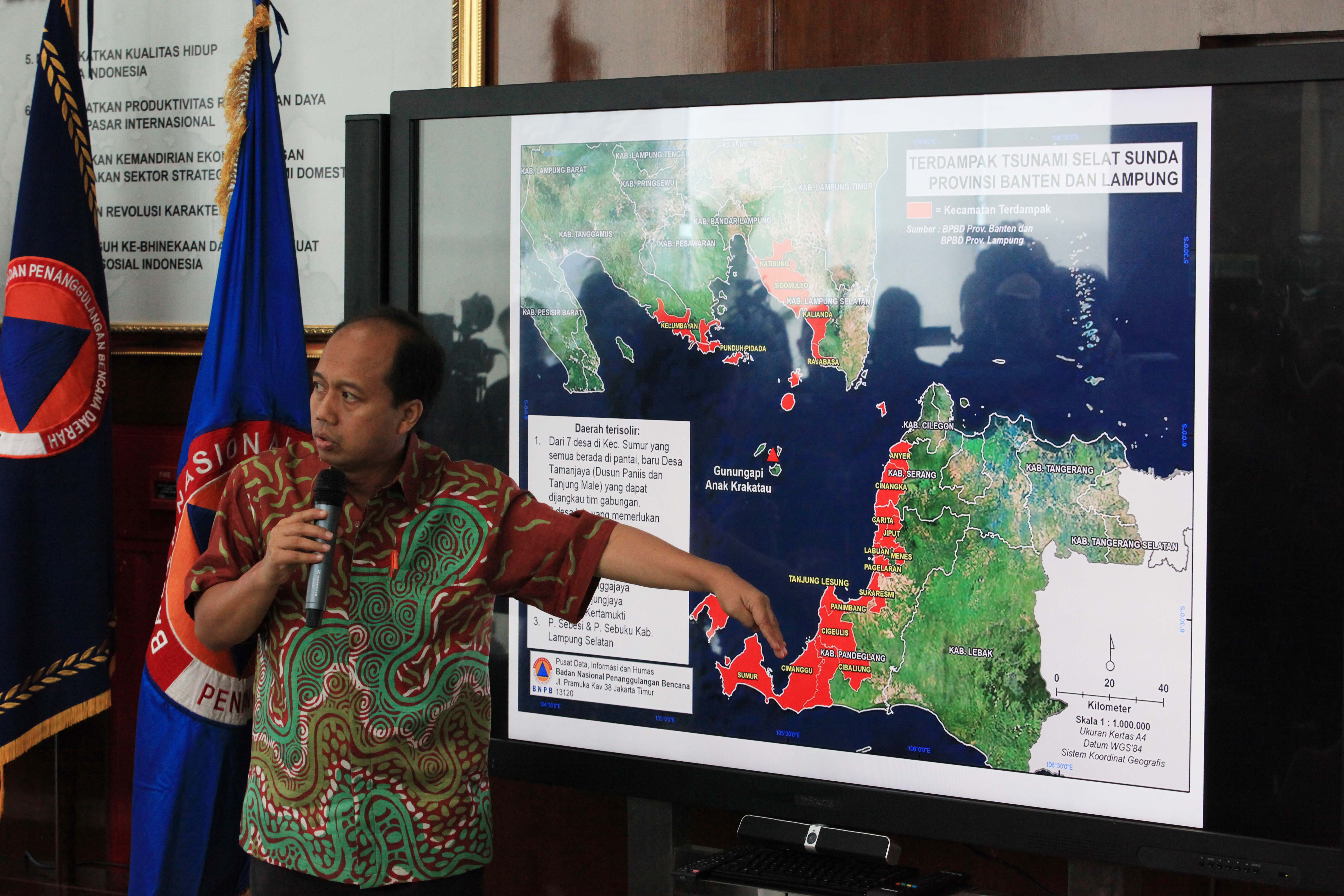 Kepala Pusat Data, Informasi, dan Hubungan Masyarakat BNPB Sutopo Purwo Nugroho