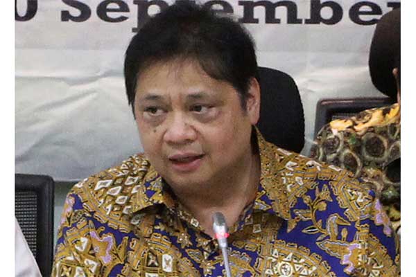 Menteri Perindustrian Airlangga Hartarto