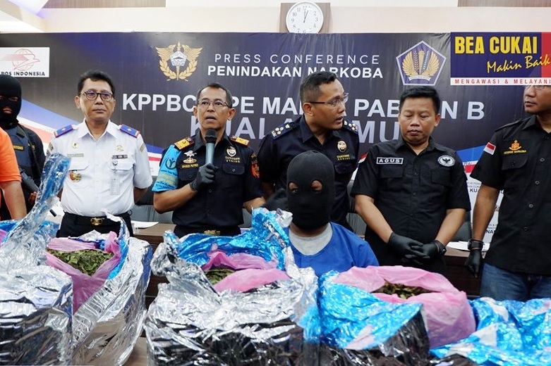 Untuk Kedua Kalinya Bea Cukai Kualanamu Gagalkan Penyelundupan Daun Khat Ethiopia