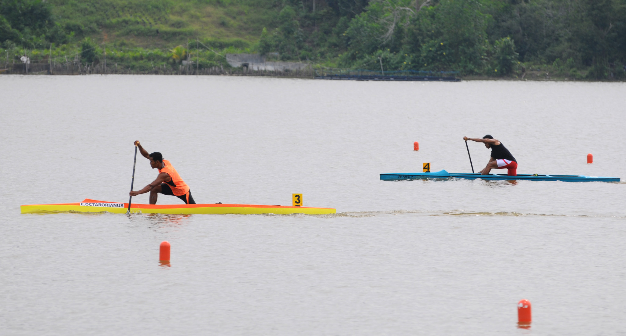 Kejuaraan Nasional Dayung di Danau Buatan, Rumbai pesisir, Pekanbaru