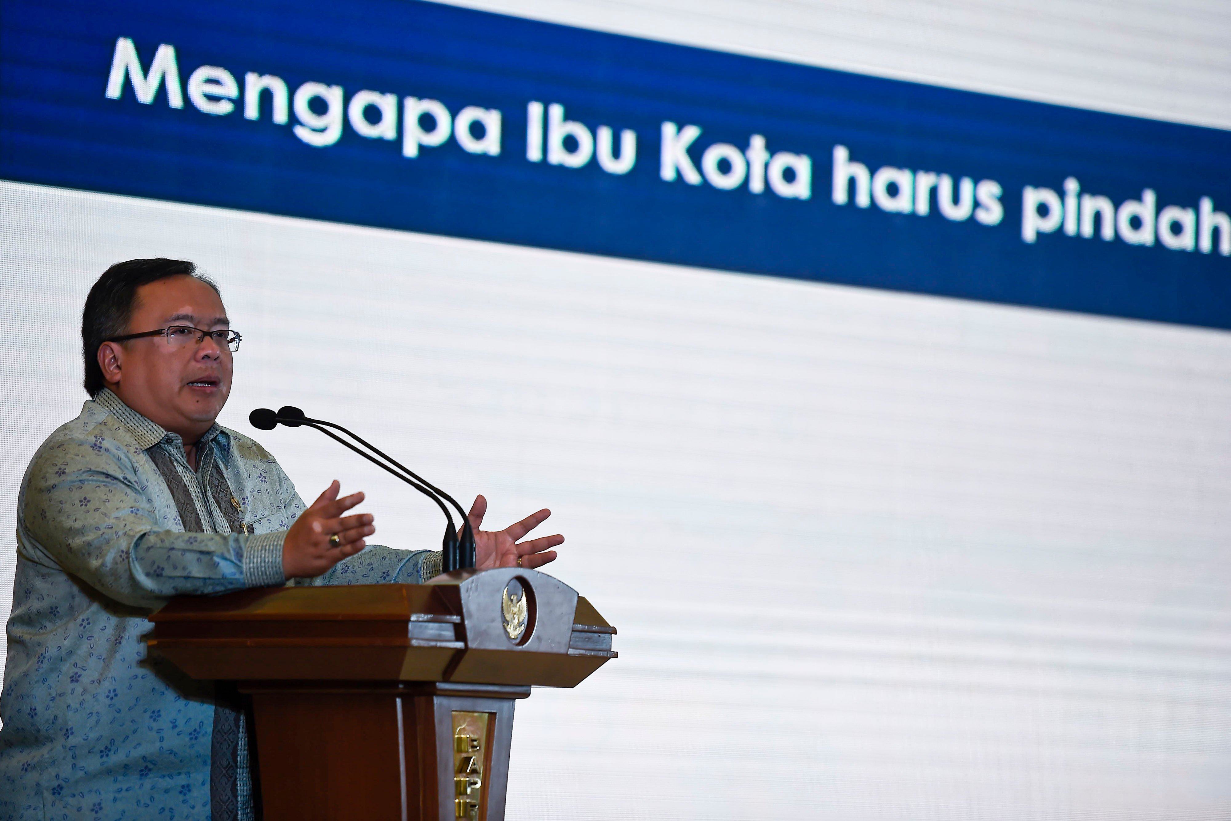 Menteri Perencanaan Pembangunan Nasional Bambang Brodjonegoro