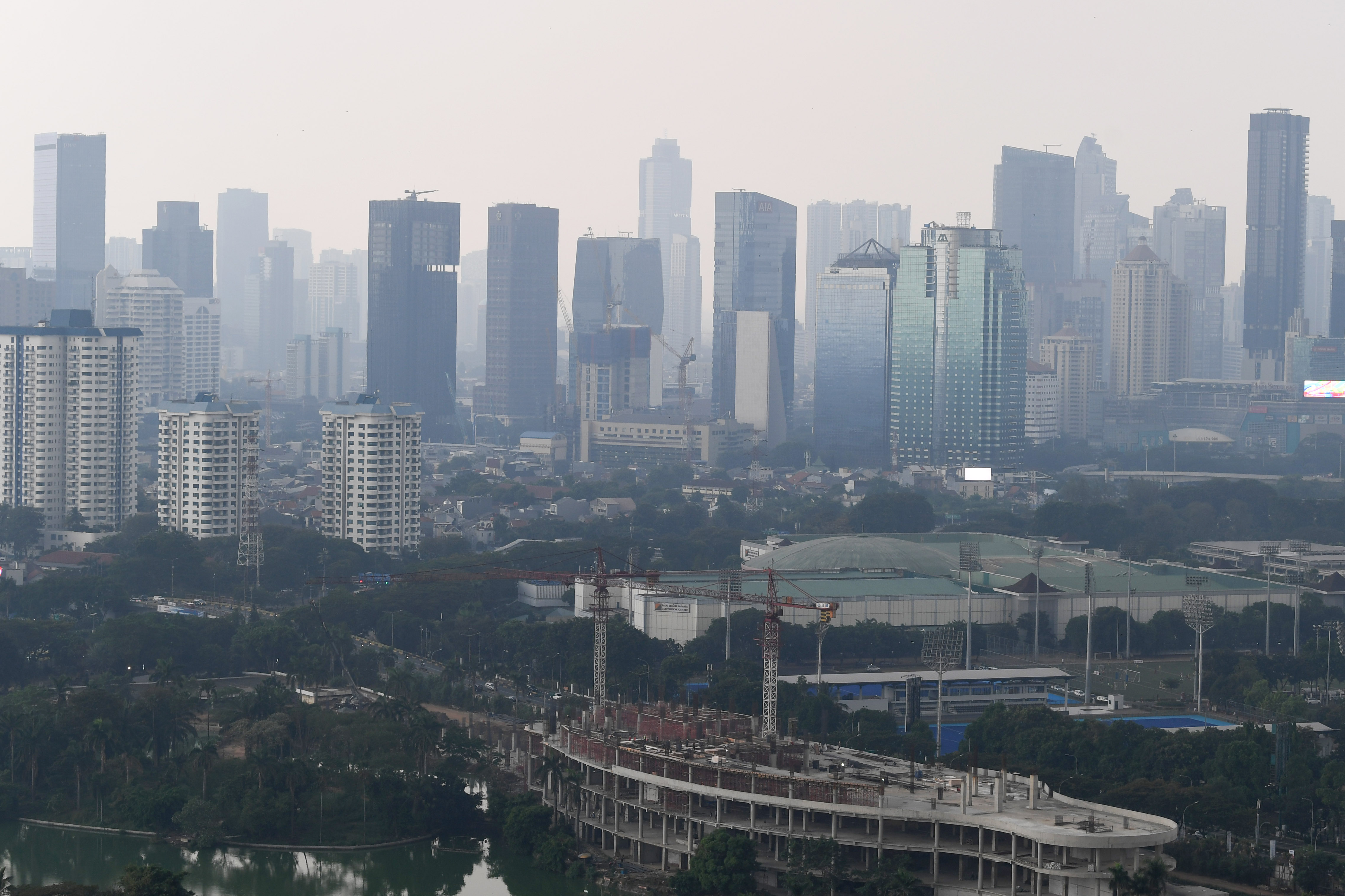 Kualitas udara di Jakarta buruk.