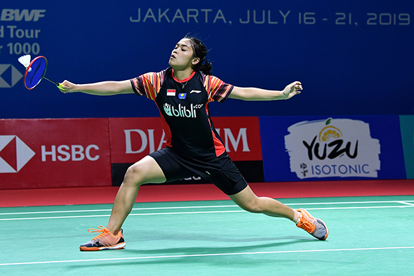 Tunggal putri Indonesia  Gregoria Mariska Tunjung 