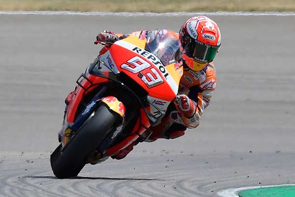 Pembalap asal Spanyol Marc Marquez