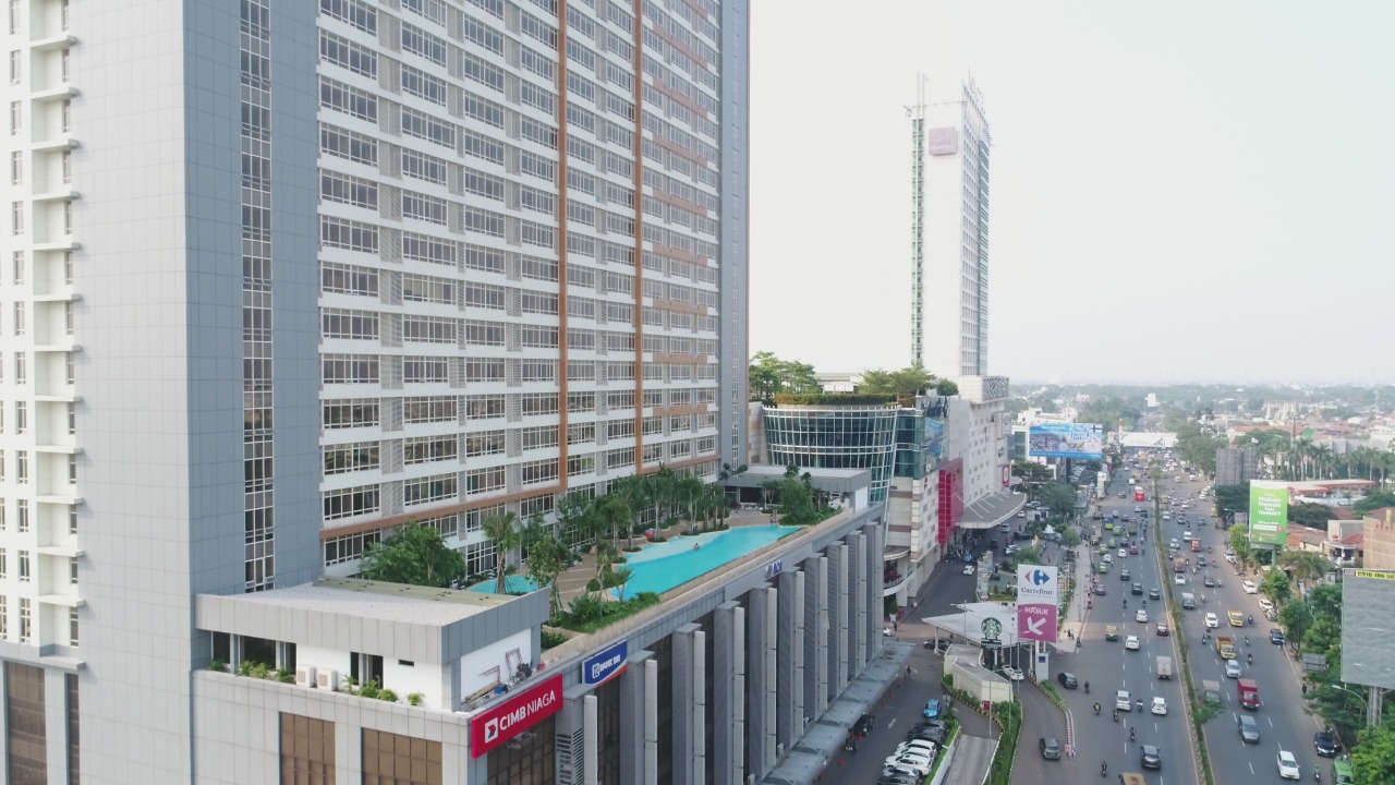 Gedung Apartemen Skandinavia di kompleks Tangcity Mall, Tangerang