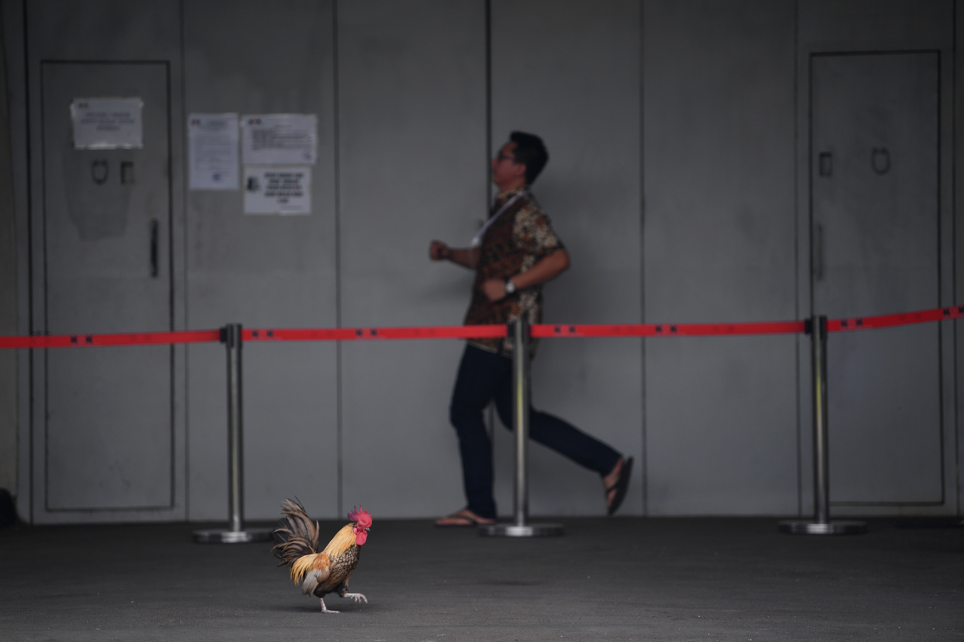 Suasana Rutan Kelas 1 Jakarta Timur Cabang Rutan KPK jelang kebebasan mantan Ketua Badan Penyehatan Perbankan (BPPN) Syafruddin Arsyad 