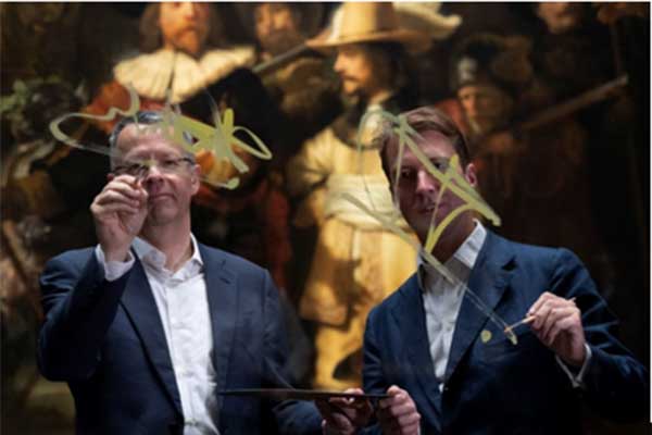 The Night Watch lukisan antara Rijksmuseum Amsterdam dan AkzoNobel, perusahaan cat dan pelapis global terkemuka.