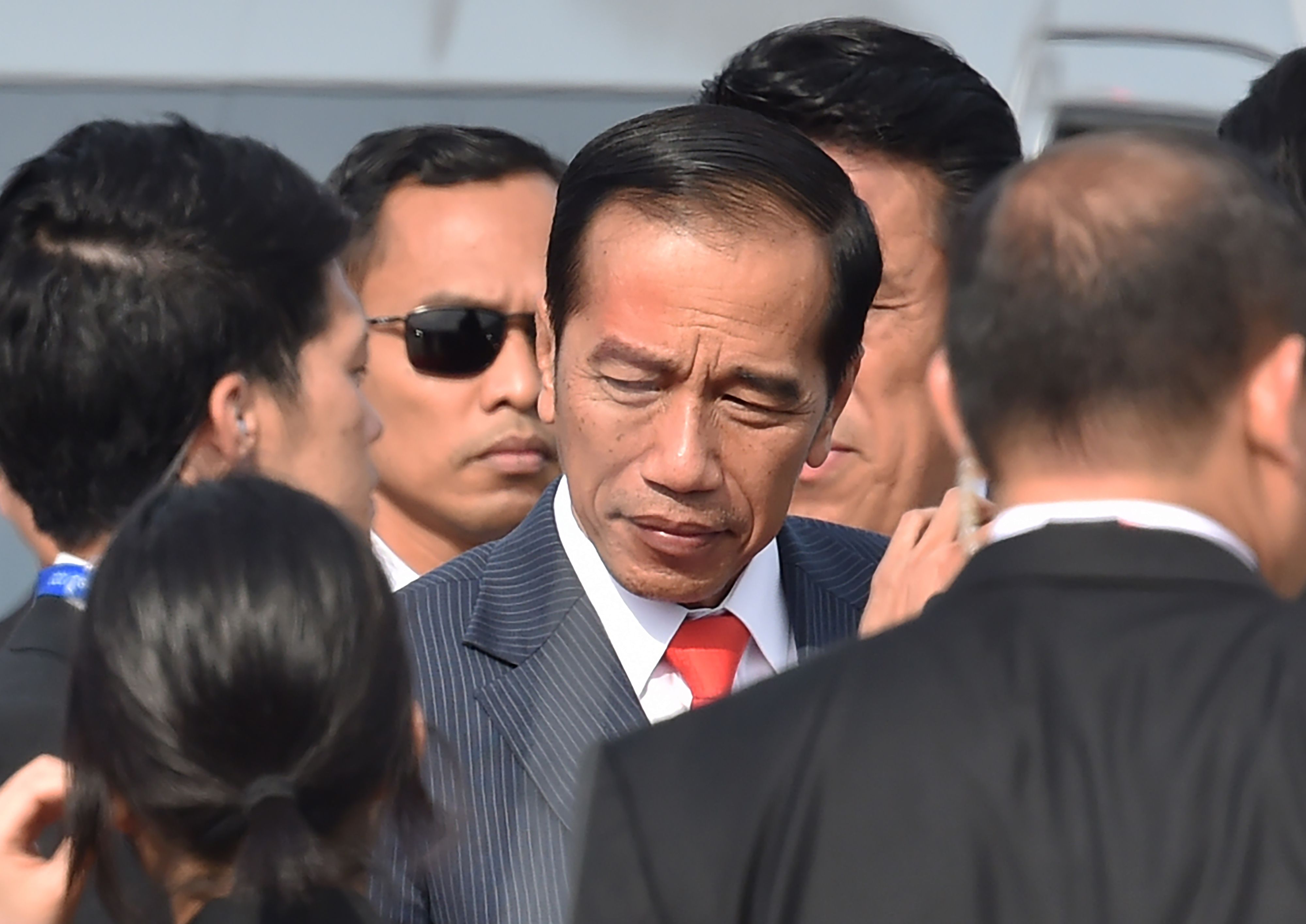 Presiden Jokowi saat menghadiri Konferensi Tingkat Tinggi G-20 di Jepang