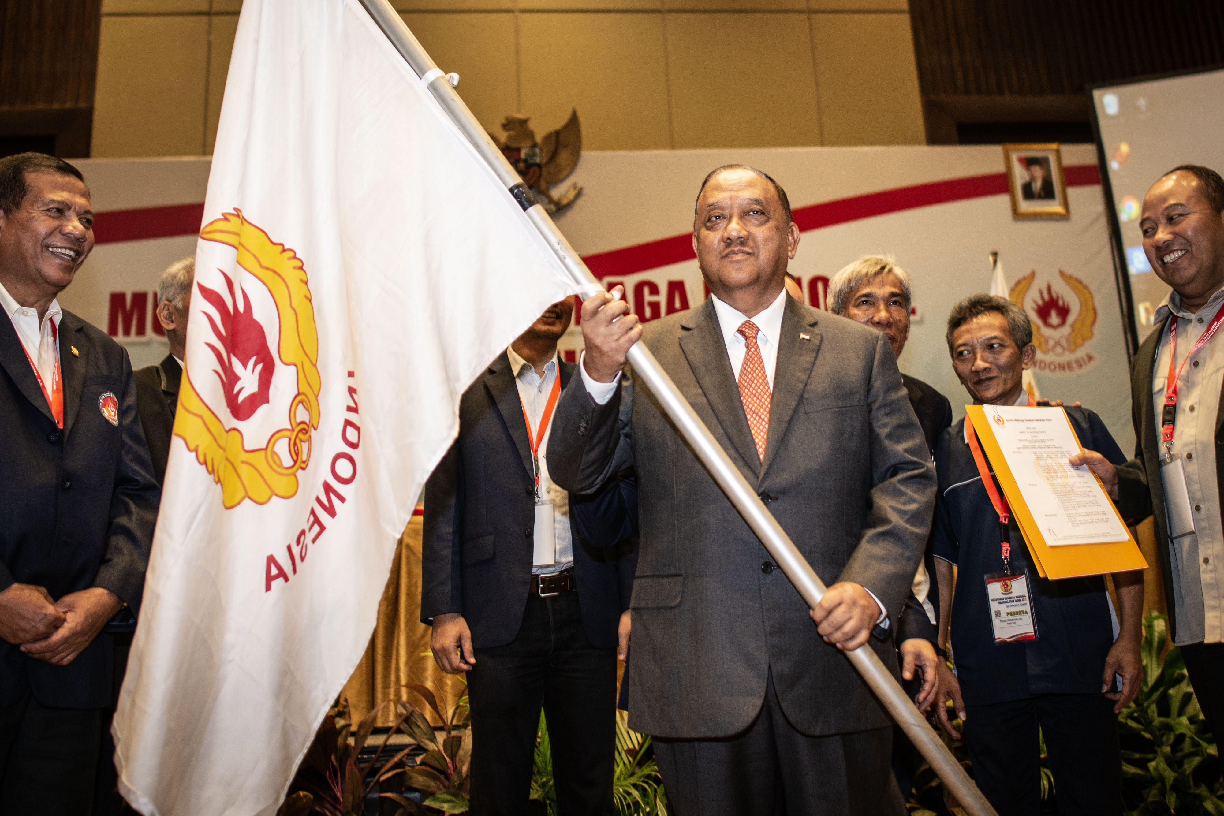 MARCIANO NORMAN KETUA UMUM KONI TERPILIH